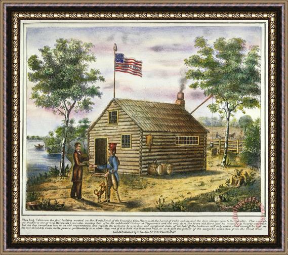 Others Presidential Campaign, 1840 Framed Painting