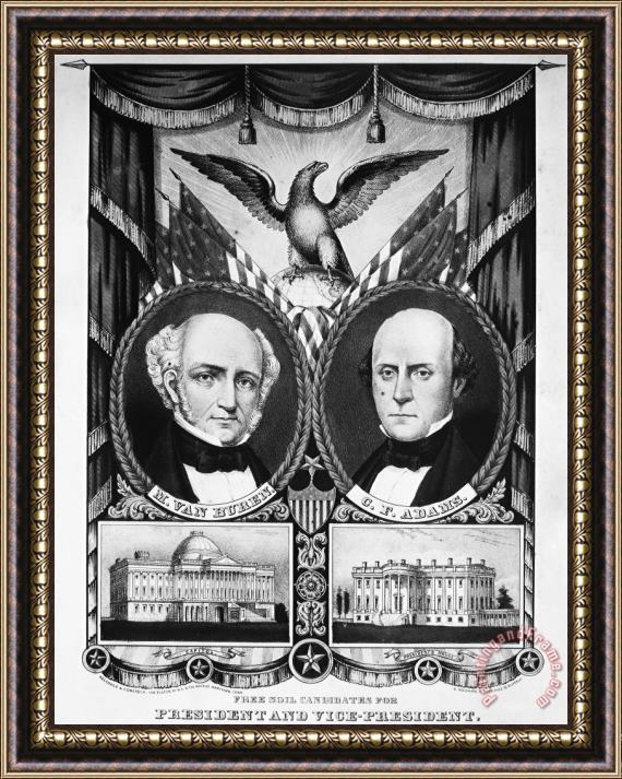 Others Presidential Campaign, 1848 Framed Print