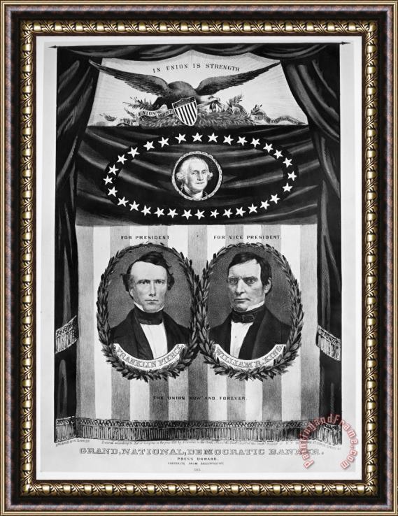 Others Presidential Campaign, 1852 Framed Print