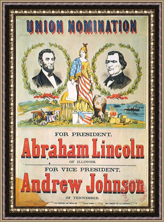 Others Presidential Campaign, 1864 Framed Print