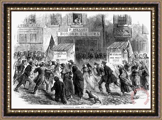 Others Presidential Campaign, 1864 Framed Print