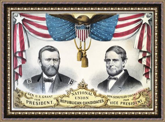 Others Presidential Campaign, 1868 Framed Painting