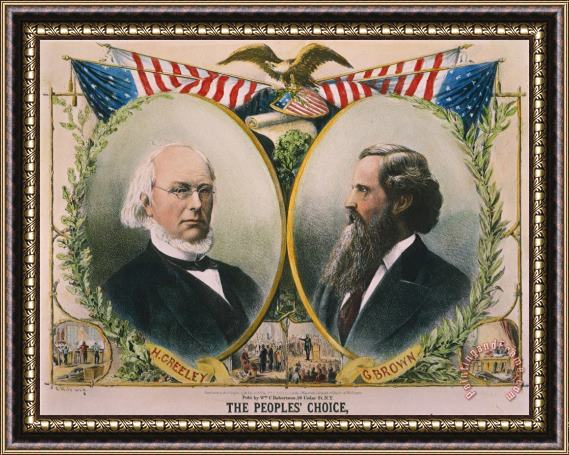 Others Presidential Campaign, 1872 Framed Print