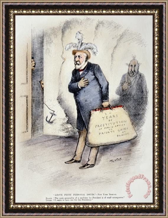 Others Presidential Campaign 1884 Framed Print