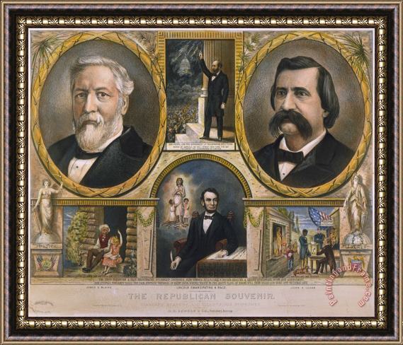 Others Presidential Campaign, 1884 Framed Print