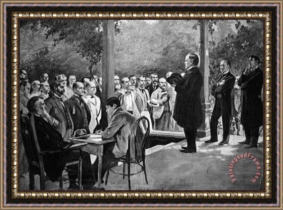 Others Presidential Campaign, 1896 Framed Painting