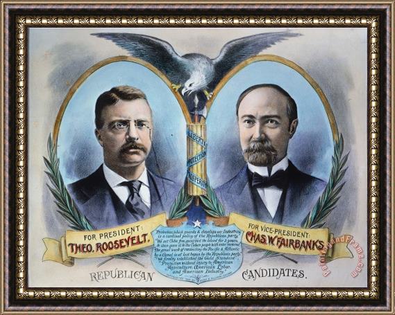 Others Presidential Campaign, 1904 Framed Painting