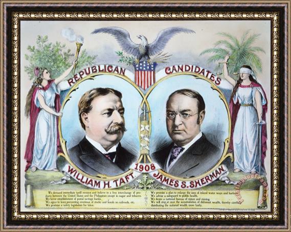 Others Presidential Campaign, 1908 Framed Print
