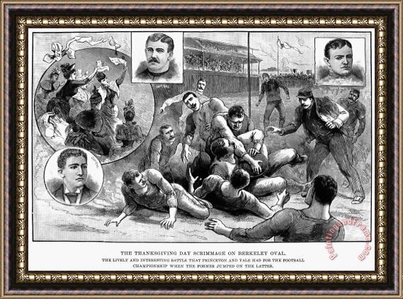 Others Princeton Vs. Yale, 1889 Framed Painting