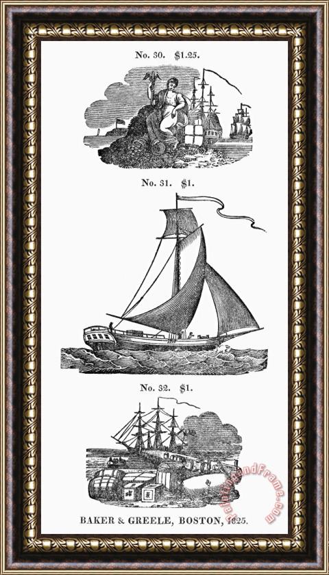 Others Printers Cuts, 1825 Framed Print
