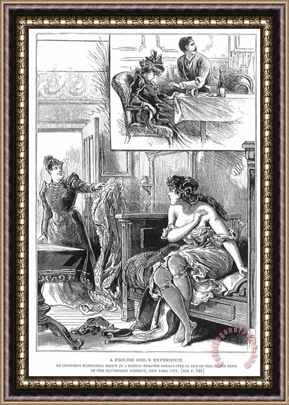Others Prostitution, 1892 Framed Painting