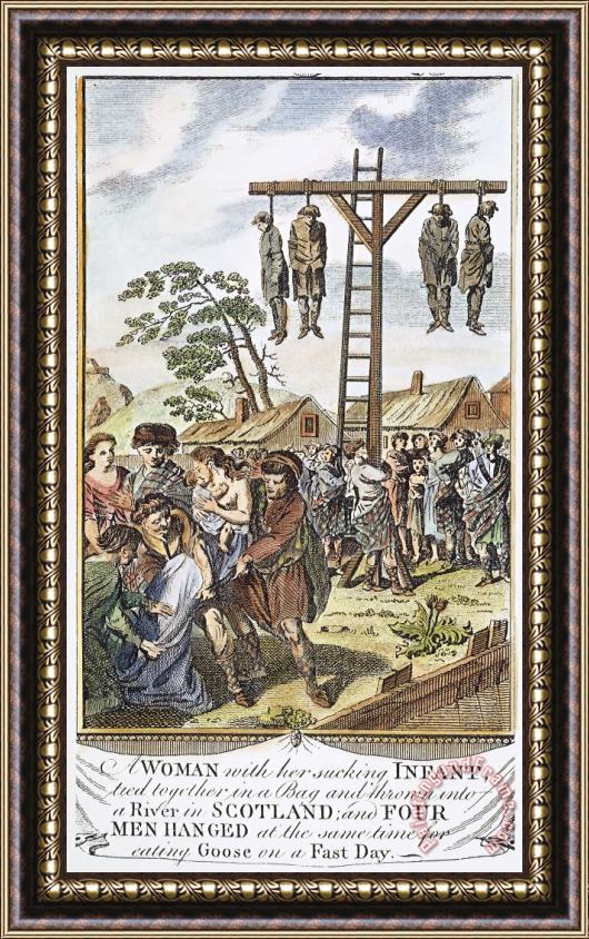 Others Protestant Martyrs, 1563 Framed Painting