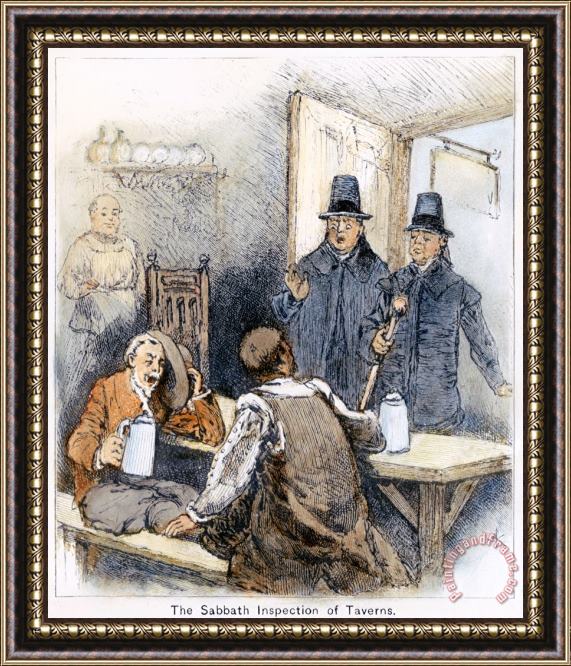 Others Puritan Tavern Inspection Framed Print