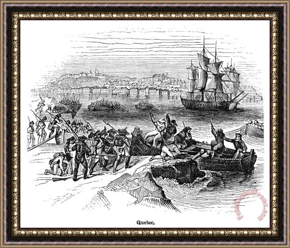 Others Quebec Expedition, 1775 Framed Painting