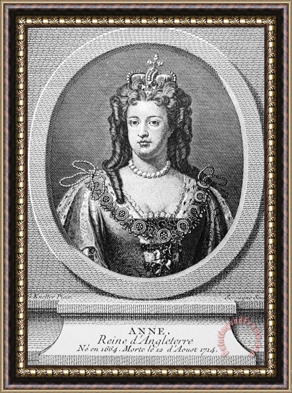 Others Queen Anne (1665-1714) Framed Painting