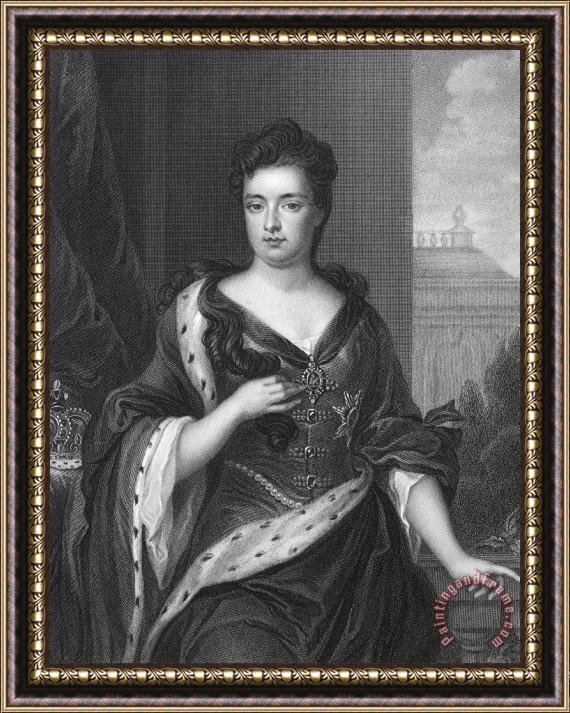 Others Queen Anne (1665-1714) Framed Painting
