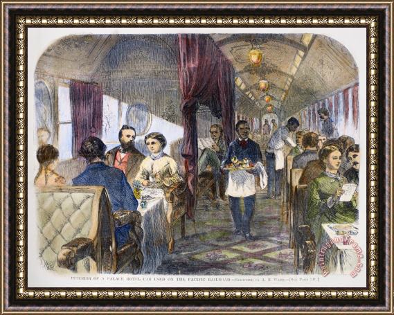 Others Railroad: Interior, 1869 Framed Print