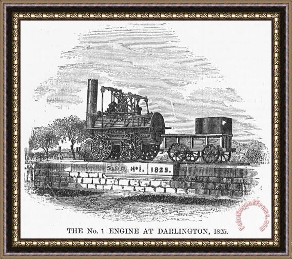 Others Railroad: Locomotive Framed Painting