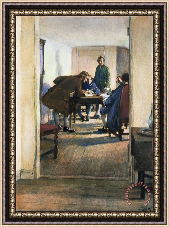 Others Raleigh Tavern, 1773 Framed Painting