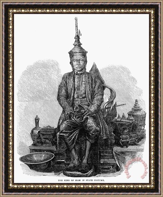 Others Rama Iv (1804-1868) Framed Painting