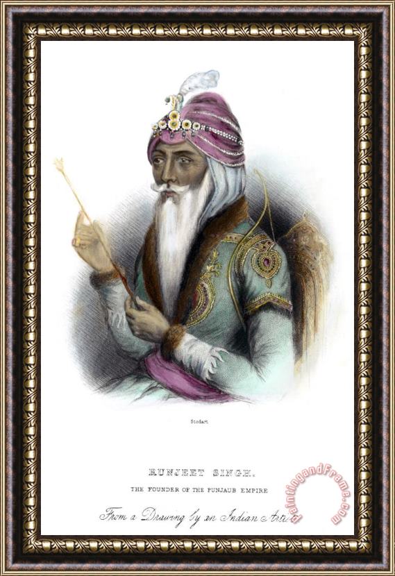 Others Ranjit Singh (1780-1839) Framed Print