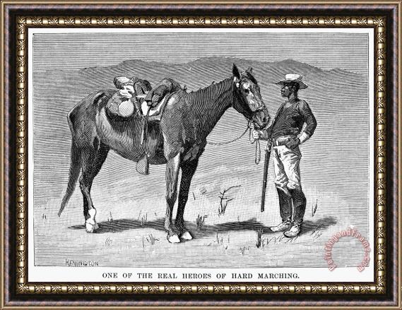 Others REMINGTON: 10th CAVALRY Framed Painting