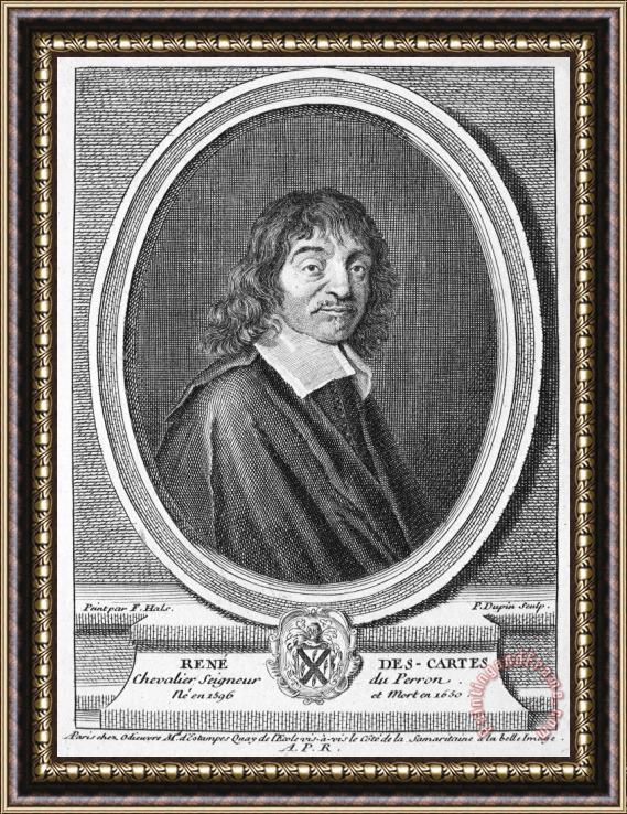 Others Rene Descartes (1596-1650) Framed Print