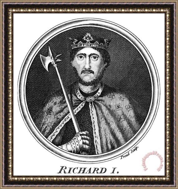 Others Richard I (1157-1199) Framed Print