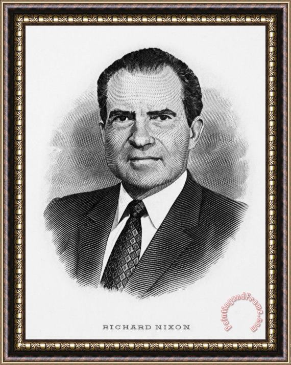 Others Richard Nixon (1913-1994) Framed Painting