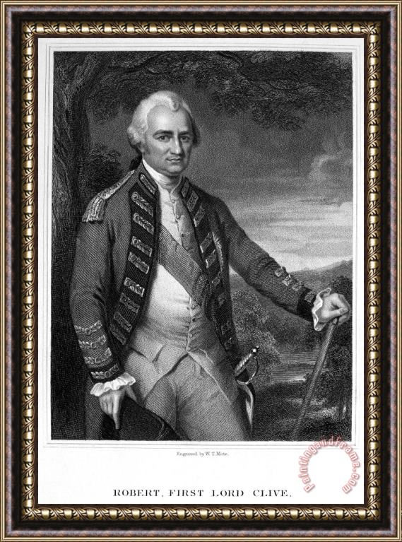 Others Robert Clive (1725-1774) Framed Painting