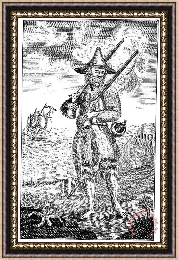 Others Robinson Crusoe Framed Print