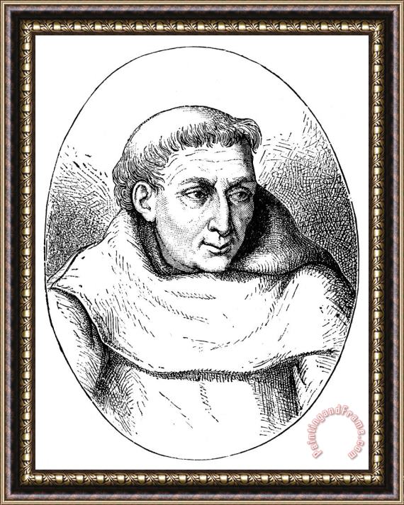 Others ROGER BACON (c1214-1294) Framed Print