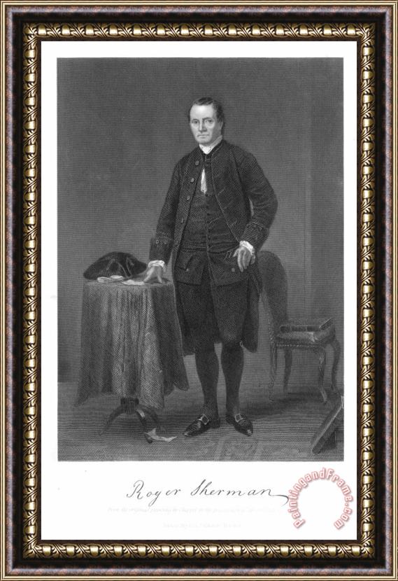 Others Roger Sherman (1721-1793) Framed Painting