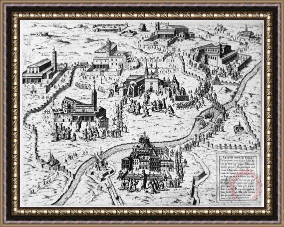 Others Rome: Churches, 1575 Framed Painting