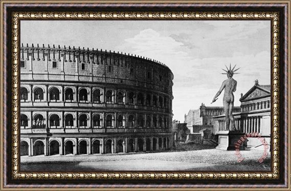Others Rome: Colossus Of Nero Framed Print