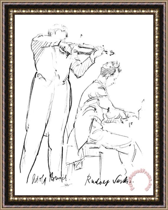 Others Rudolf Serkin (1903-1991) Framed Painting
