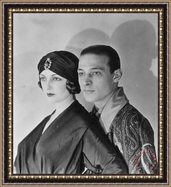 Others Rudolph Valentino Framed Painting