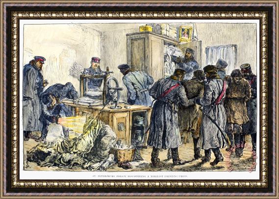 Others Russia: Nihilists, 1887 Framed Painting