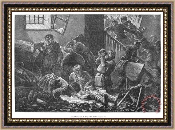 Others Russia: Pogrom, 1881 Framed Painting