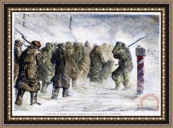 Others Russia: Siberia, 1882 Framed Painting