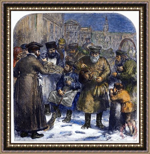 Others Russia: Tea Vendor, 1874 Framed Print