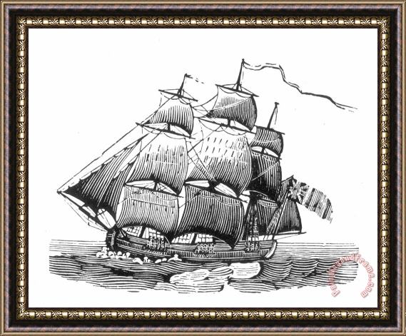 Others SAILING SHIP, 18th CENTURY Framed Print