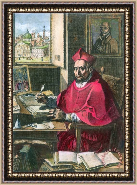 Others Saint Robert Bellarmine Framed Painting