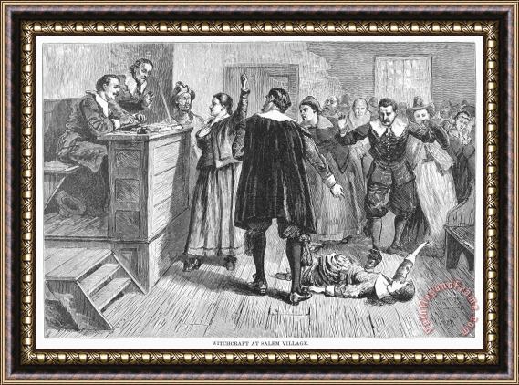 Others Salem Witch Trials, 1692 Framed Painting