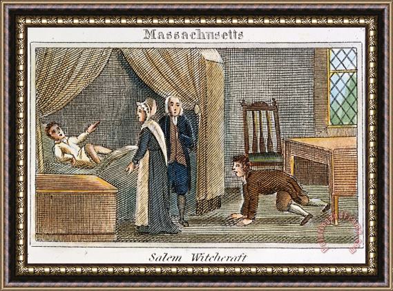 Others Salem Witchcraft, 1692 Framed Painting