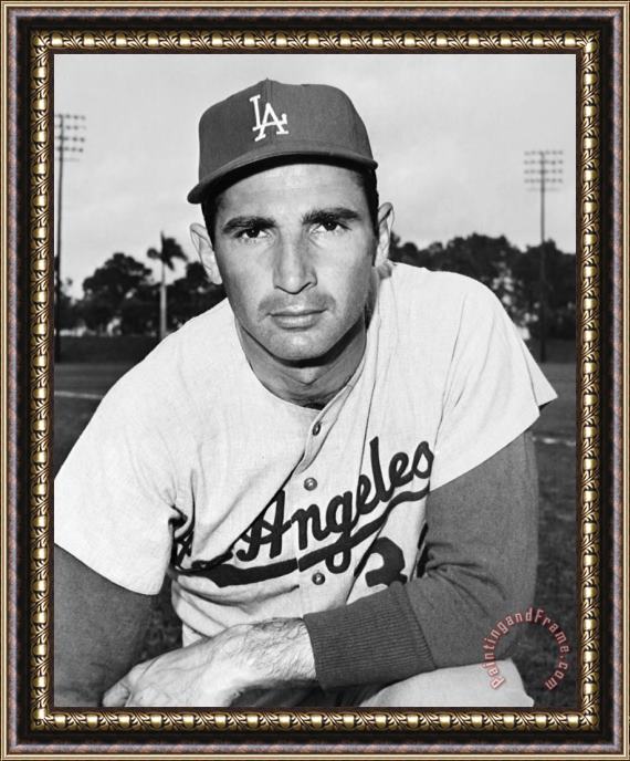 Others Sandy Koufax (1935- ) Framed Painting