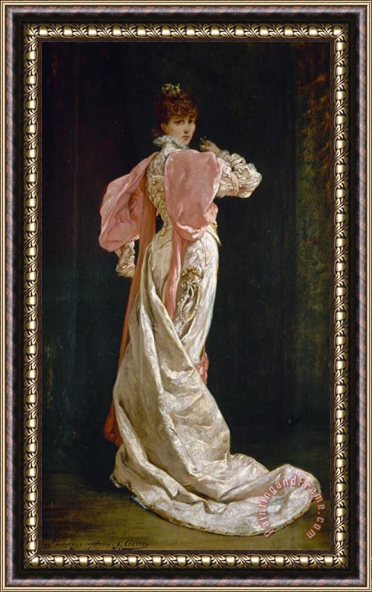 Others Sarah Bernhardt (1844-1923) Framed Painting
