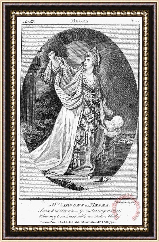 Others Sarah Siddons (1755-1831) Framed Painting