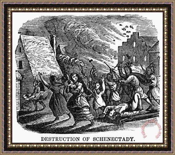 Others Schenectady Raid, 1690 Framed Painting