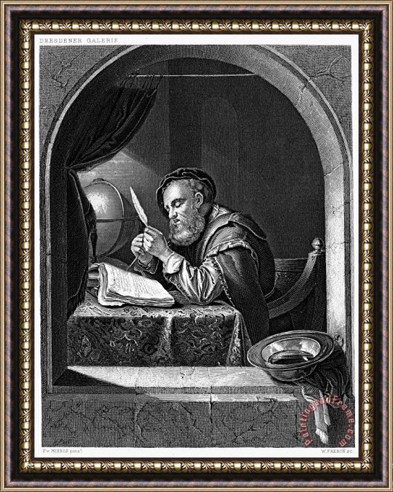 Others SCHOLAR, 17th CENTURY Framed Painting